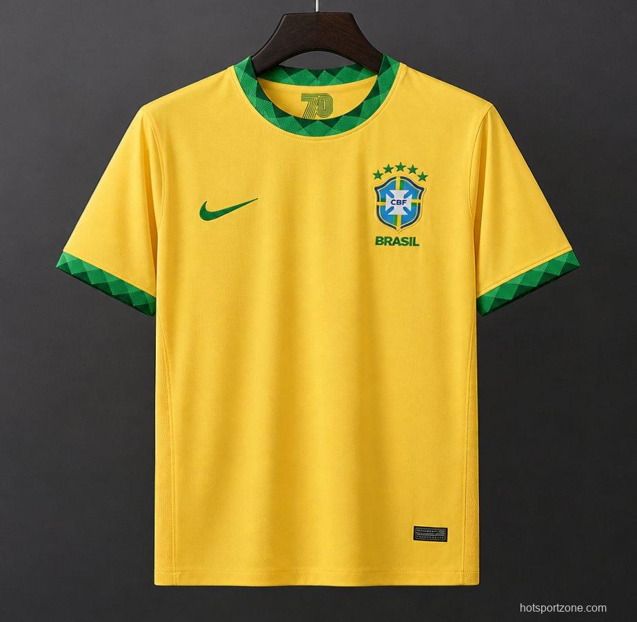 Retro 2021 Brazil Home Jersey