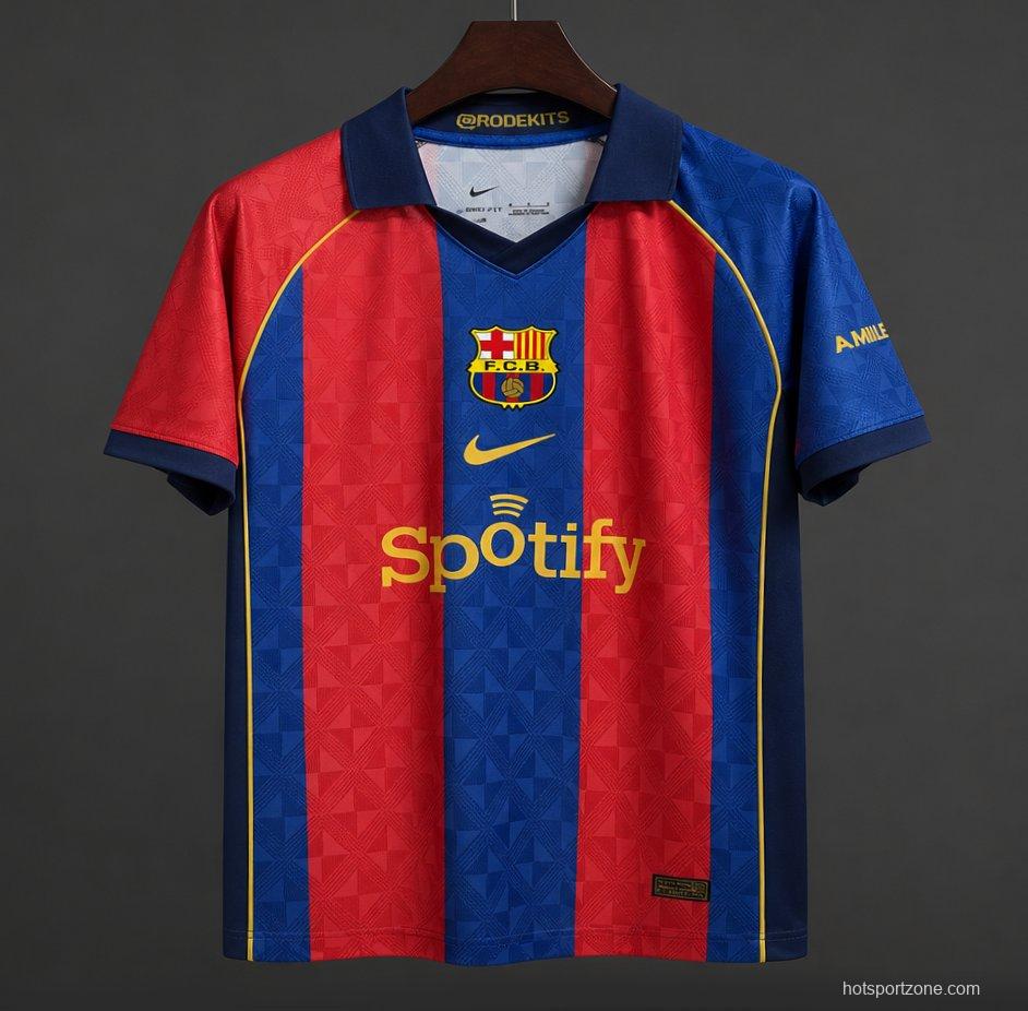 26/27 Barcelona Vintage-Inspired Home Football Jersey