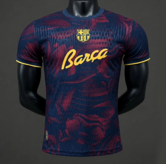 Player Version 26/27 Barcelona Special Abstract Red & Blue "Barça" Script Jersey