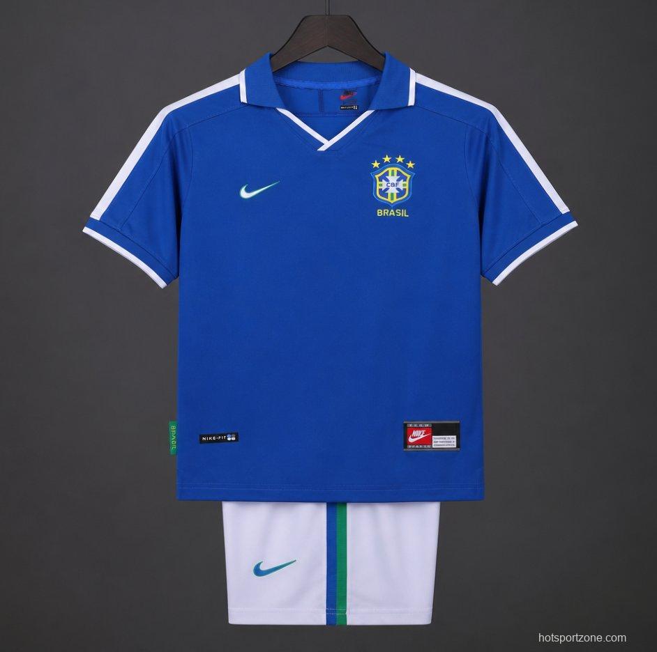 Retro 1997 Brazil Away Jersey