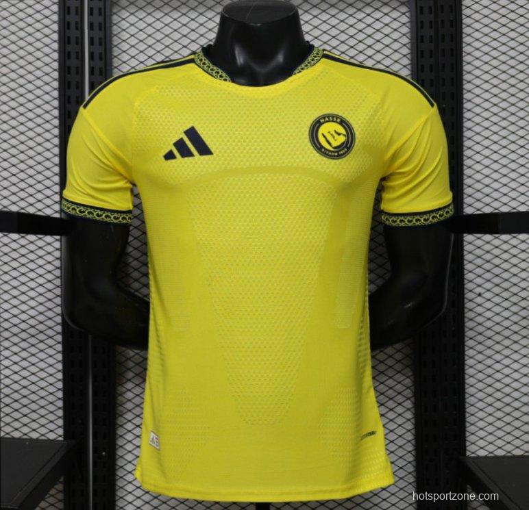 Player Version 26/27 Al Nassr FC Home Bright Yellow  Jersey