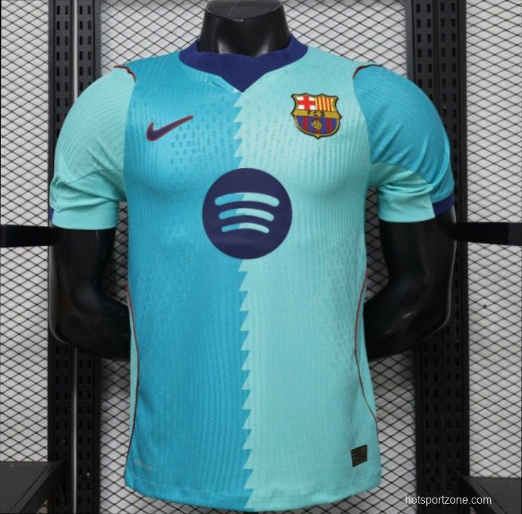 Player Version 26/27 FC Barcelona Teal & Aqua BlueThird Jersey