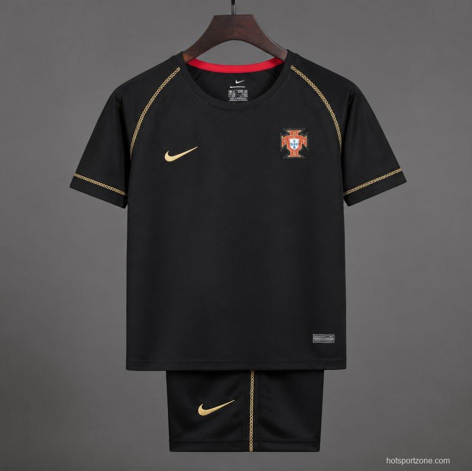 Retro Kids 2006 Portugal Away Jersey