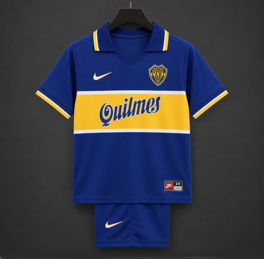 Retro Kids 96/97 Boca Juniors Home Jersey
