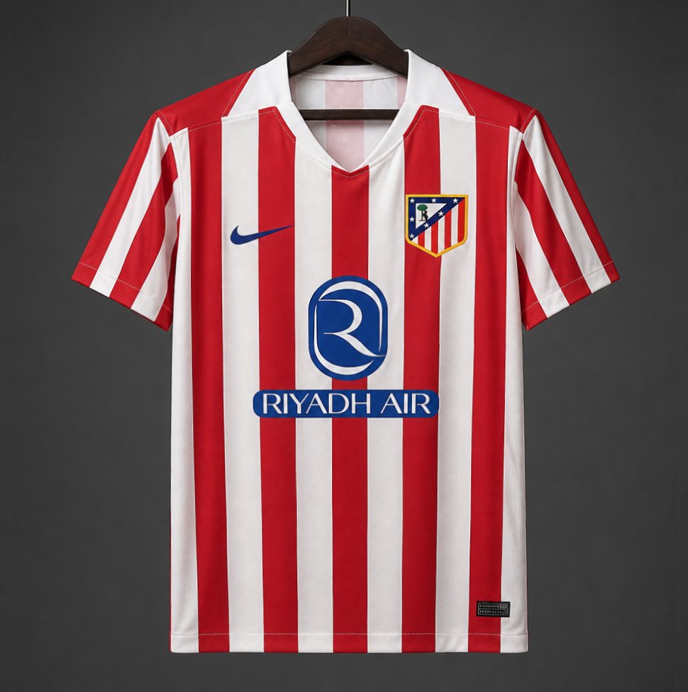 25/26 Atletico Madrid Home Jersey With Griezmann Special Printing