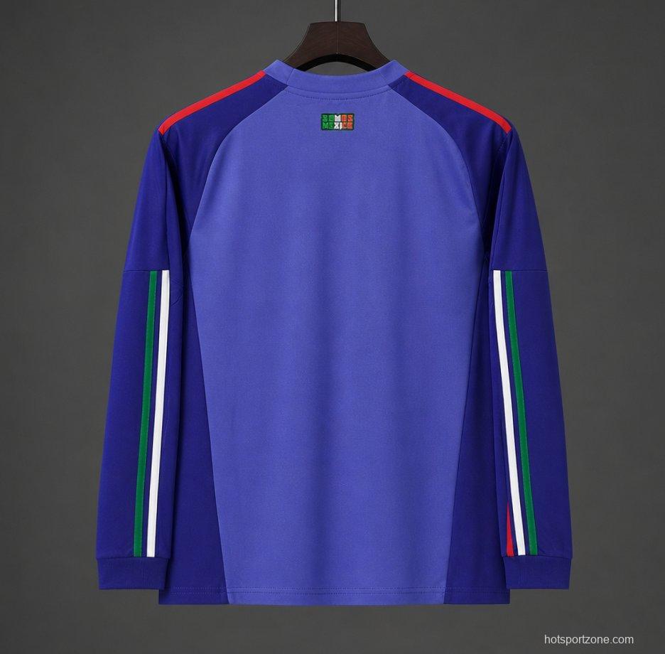 2026 Meixco Away Goalkeeper Purple Long Sleeve Jersey