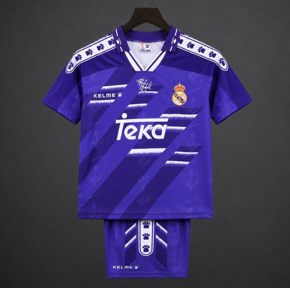 Retro Kids 94/96 Real Madrid Away Jersey