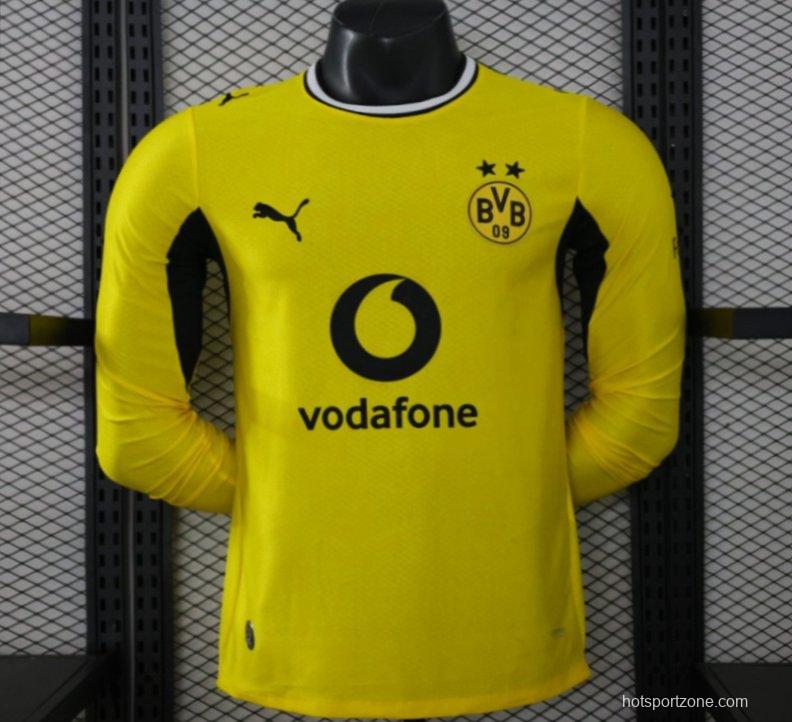 Player Version 26/27  Borussia Dortmund Yellow Home Long Sleeve Jersey