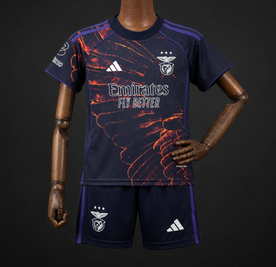 2025/26 Kids Benfica Fourth Kit