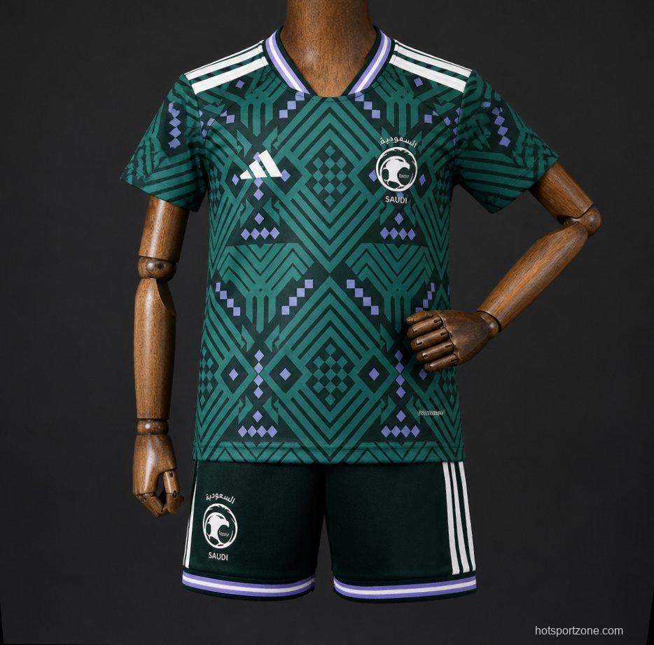 2026 Kids Saudi Arabia Home Jersey