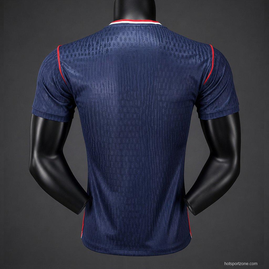 Player Version 26/27 PSG Navy Red Special Jersey