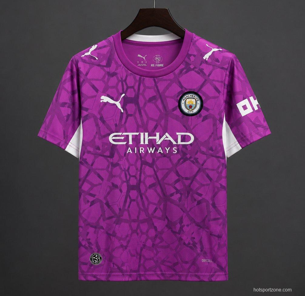 26/27 Manchester City Goalkeeper Electric Orchid Jersey