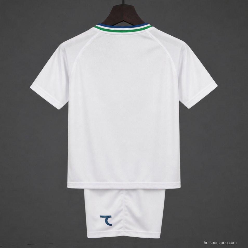 2026 Kids Uzbekistan Away White Jersey