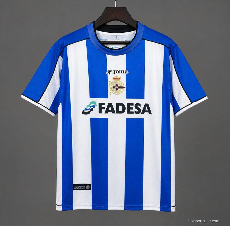 Retro 03/04 Deportivo de La Coruña Home Jersey