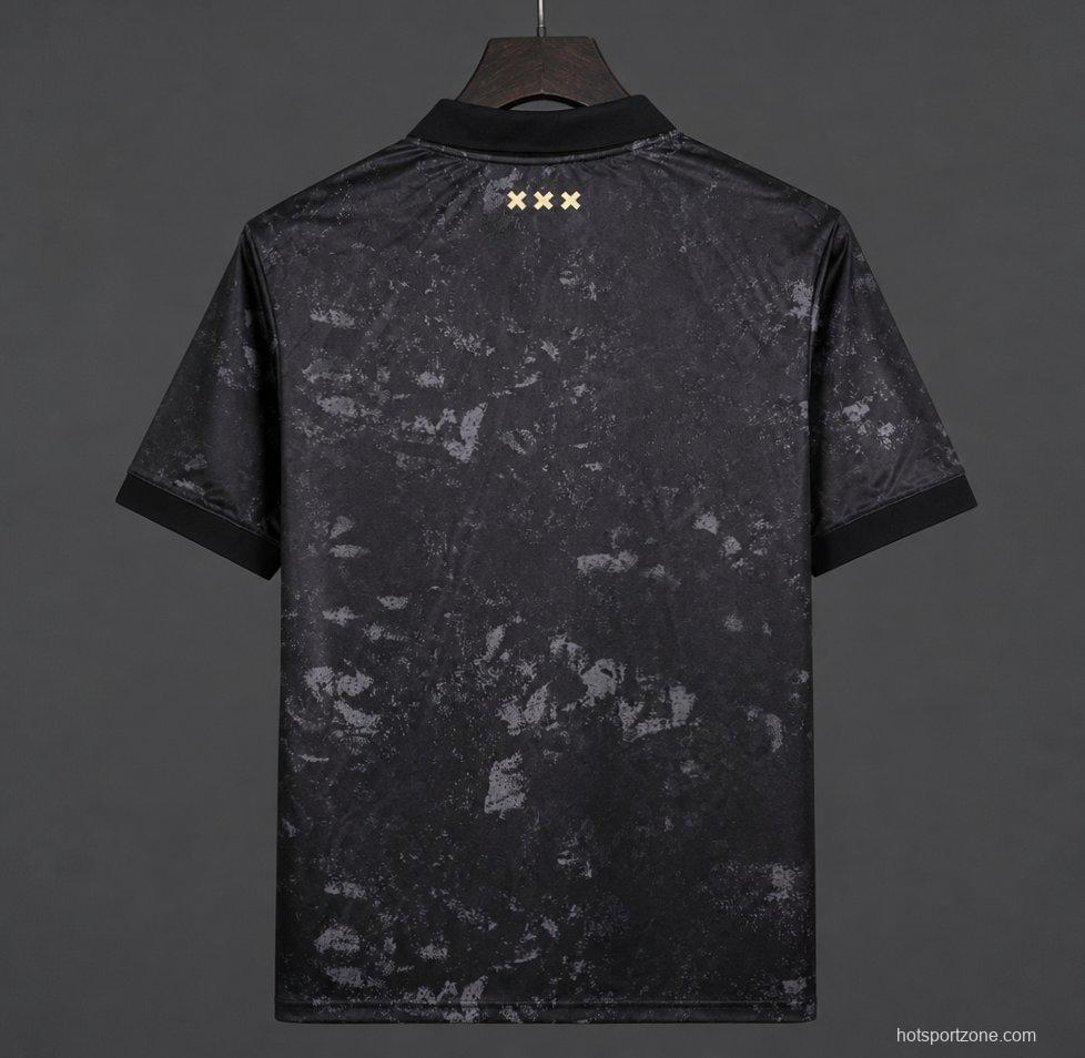 26/27  Ajax x Stone Island Concept Black Jersey