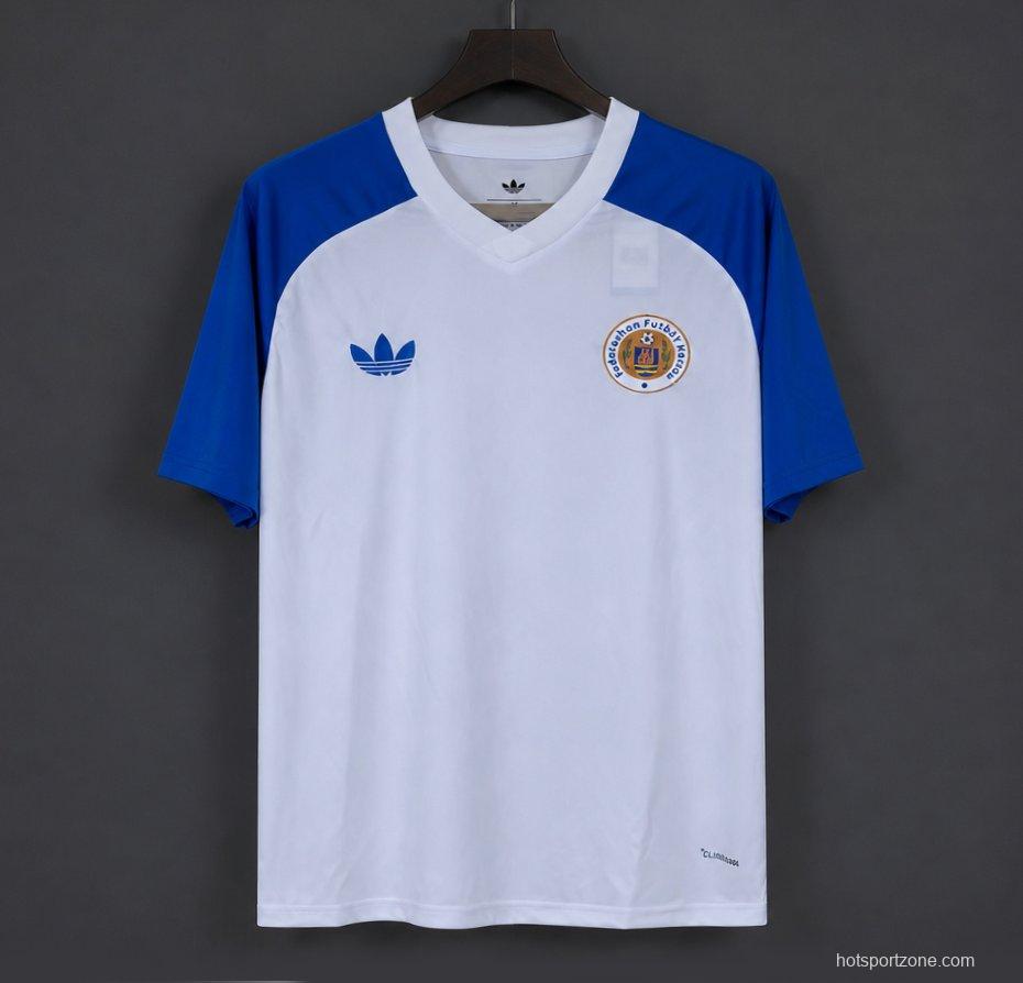 2026 Curacao White/Blue Pre-Match Jersey