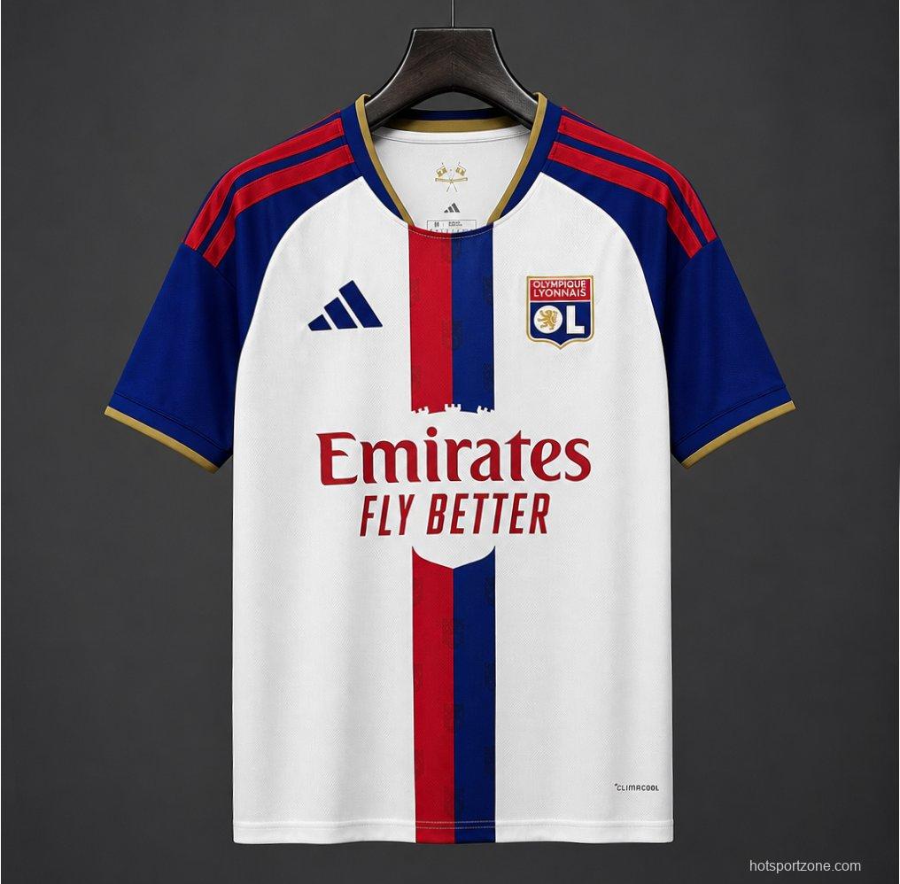 26/27 Olympique Lyonnais Home White Jersey