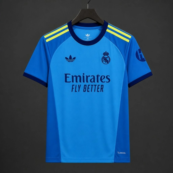 26/27 Real Madrid Goalkeeper Away Blue Jersey