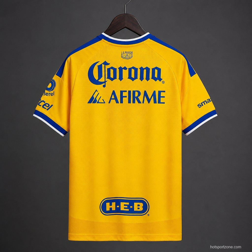 26/27 Tigres UANL Home  Jersey