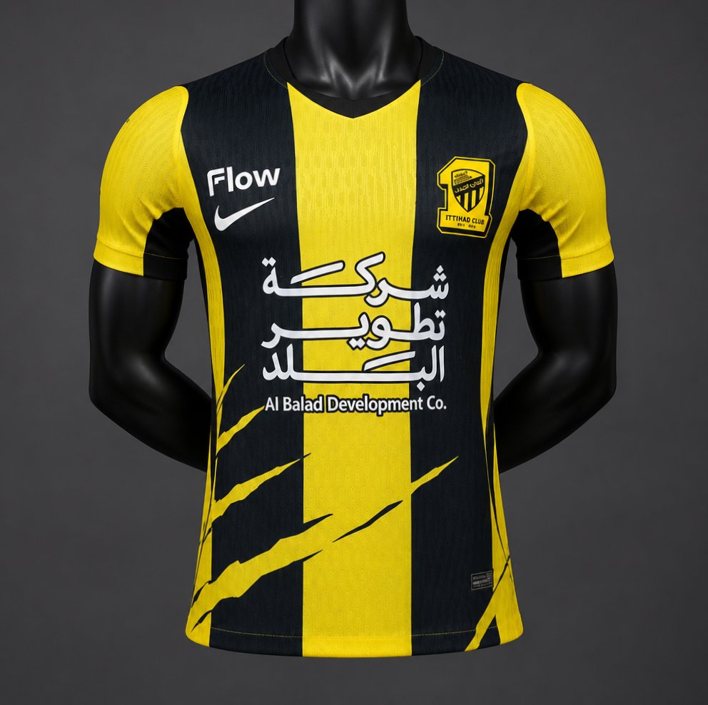 Player Version 26/27 Al-Ittihad Club Home Jersey