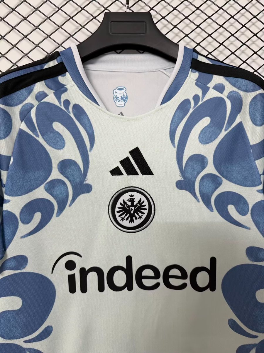 26/27 Eintracht Frankfurt Third White‑Blue Jersey