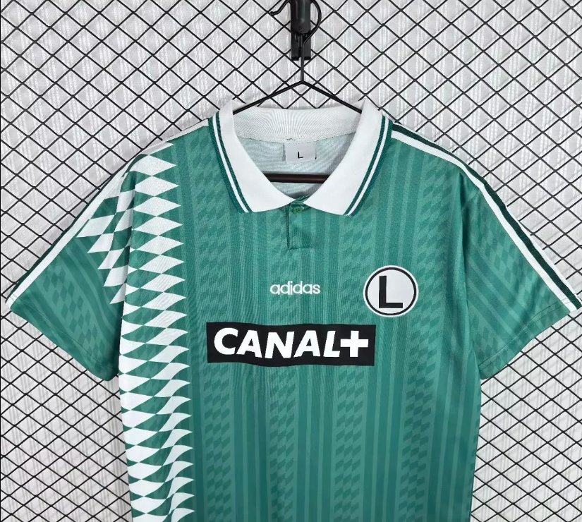 Retro 95/96 Legia Warszawa Away Green Jersey