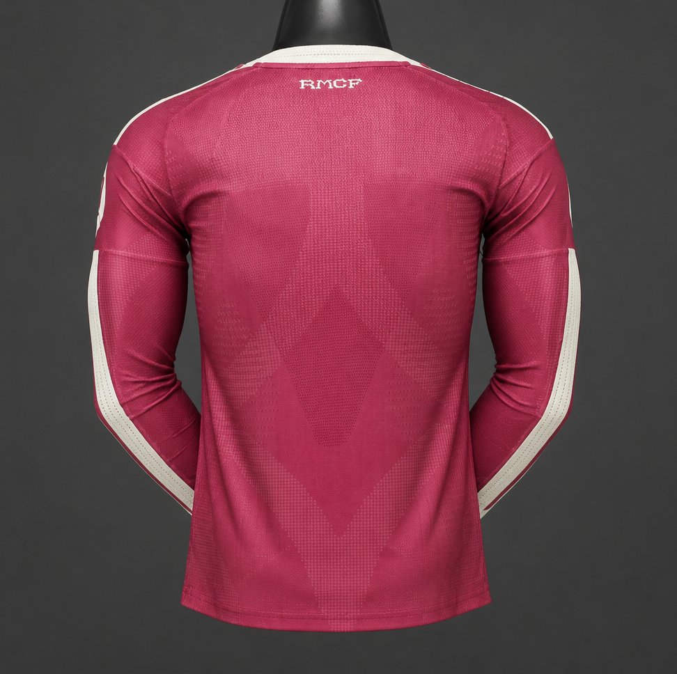 Player Version 26/27 Real Madrid CF Away Red Long Sleeve Jersey