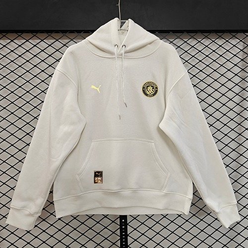 26/27 Manchester City FC Away Black Hoodie 9 Colors