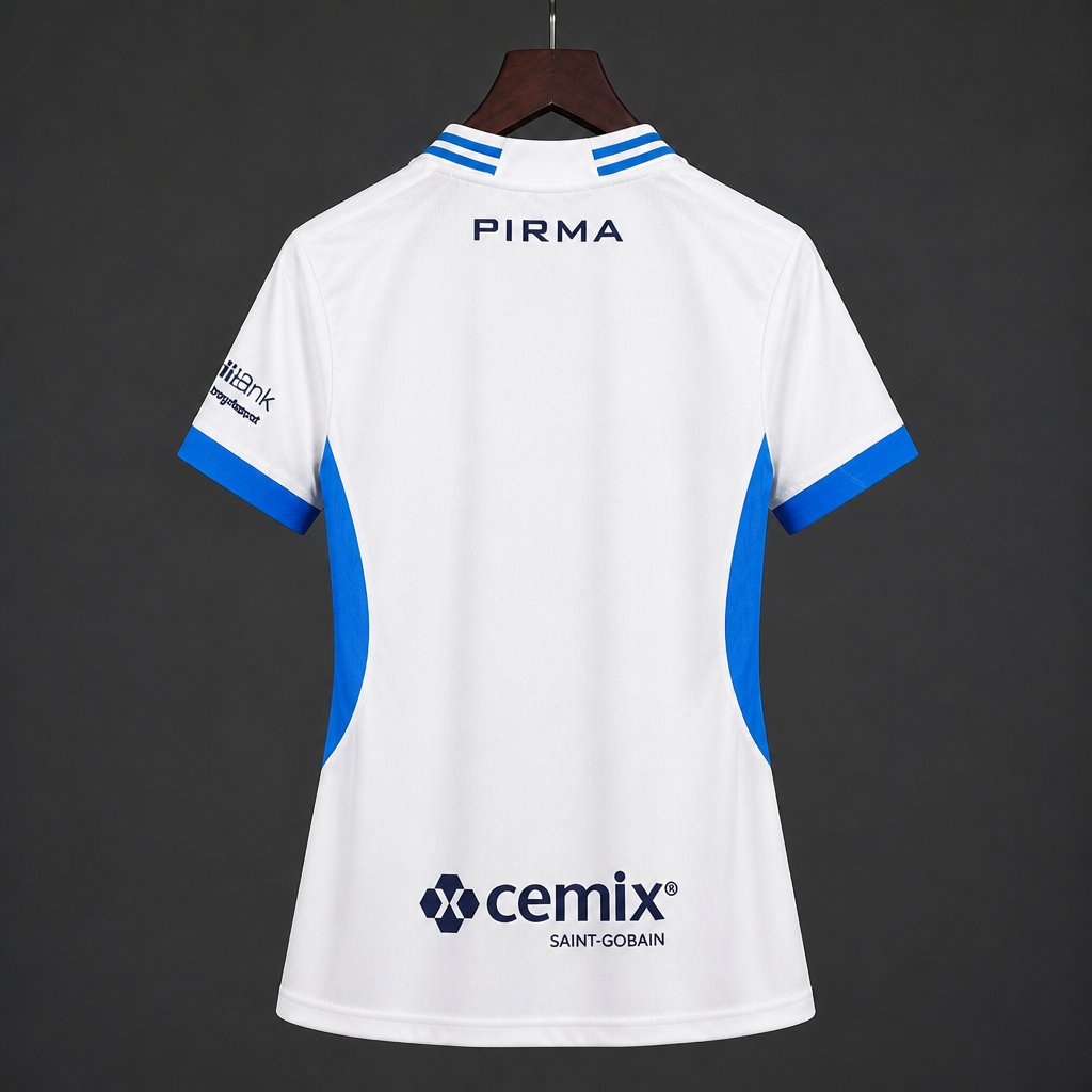 26/27 Women Cruz  Azul  Away White Jersey