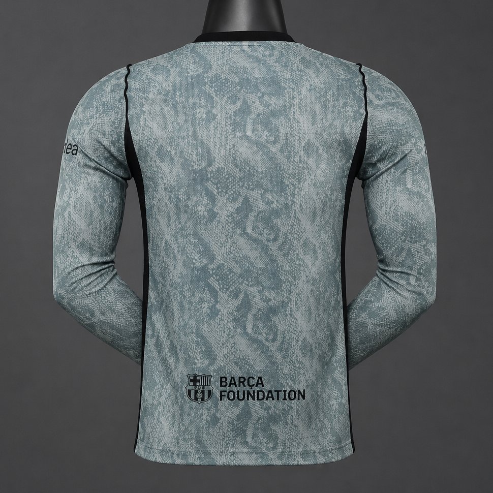 Player Version 26/27 FC Barcelona Goalkeeper Long Sleeve Home Jersey