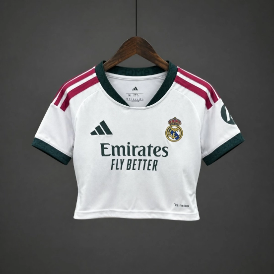 26/27 Real Madrid Home Crop Jersey
