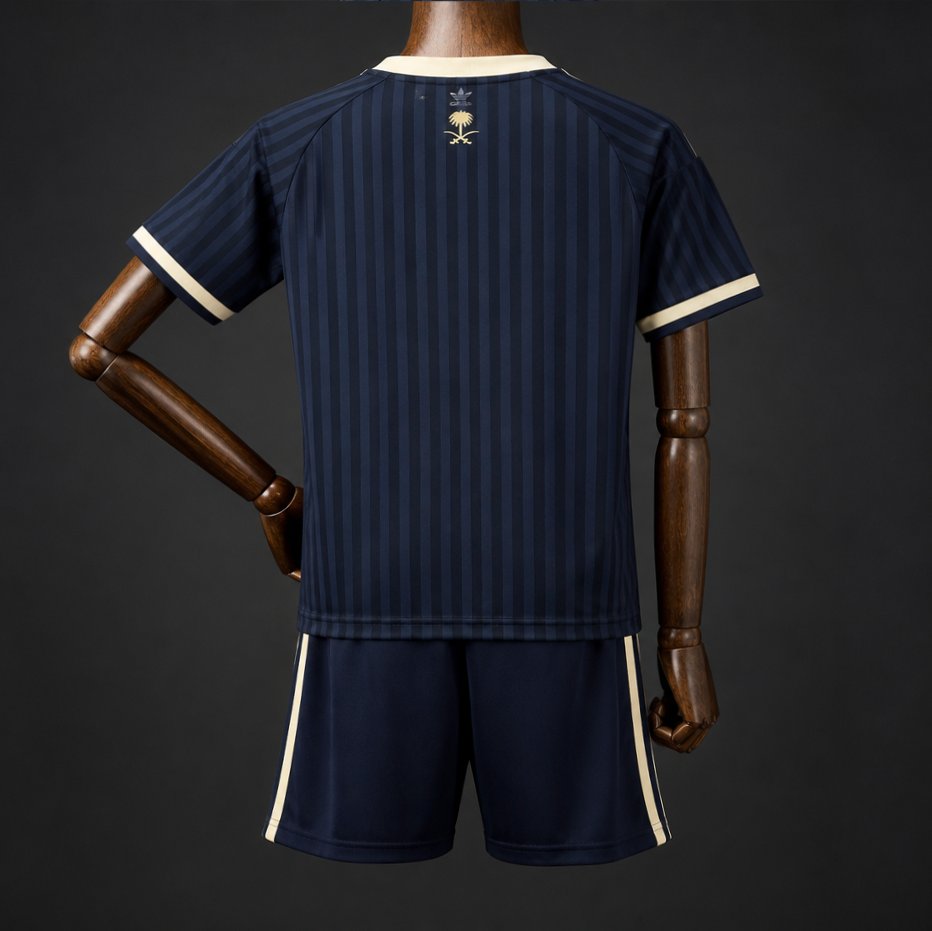 26/27 Kids  Al-Nassr Away Navy Jersey Kit
