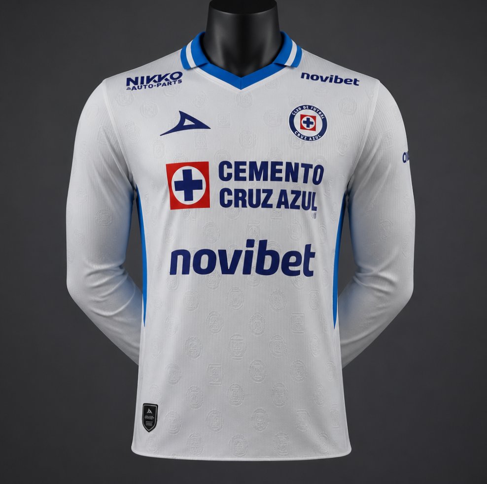 Player Version 26/27 Cruz Azul Away Long Sleeve Jersey