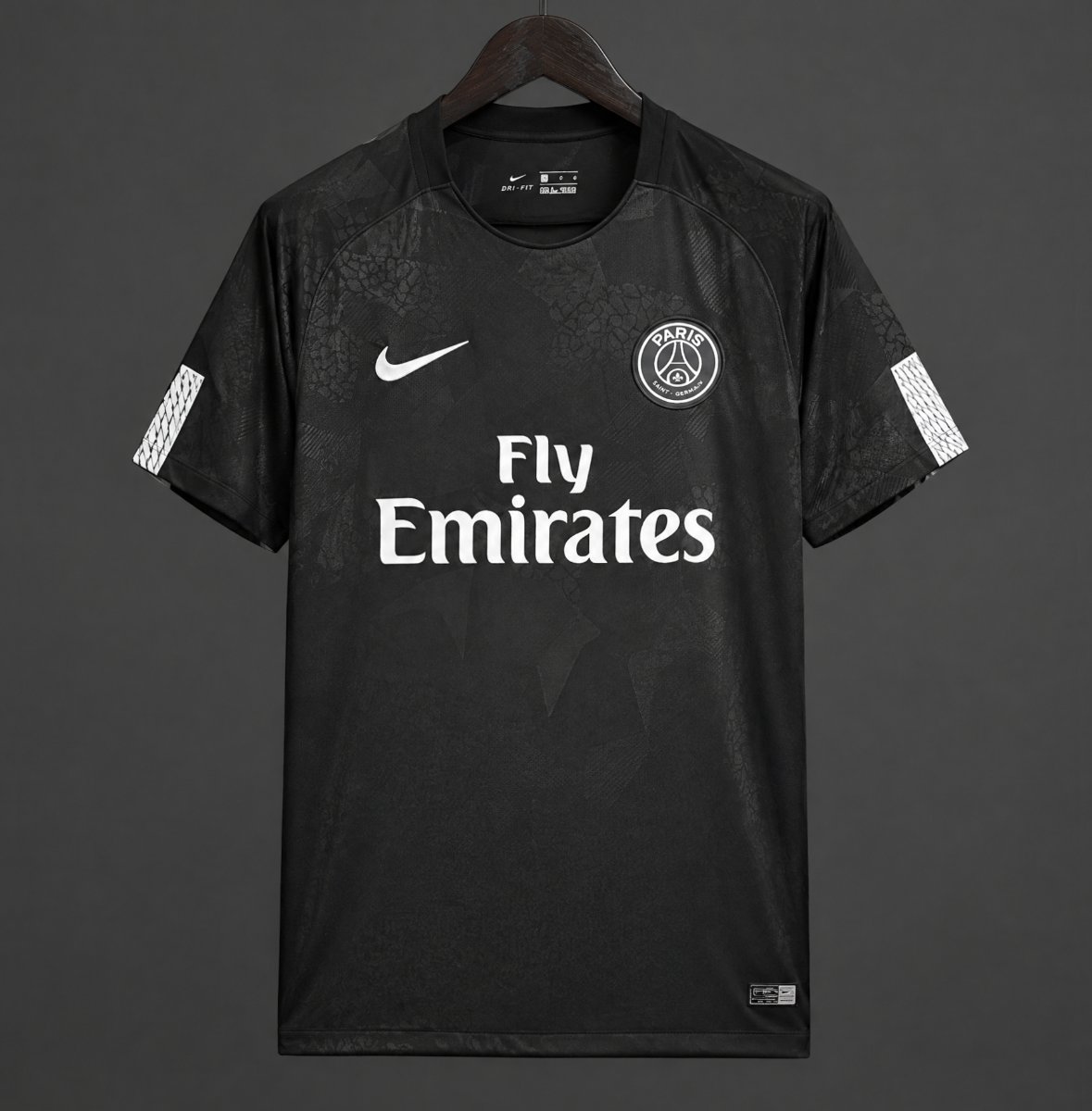 17/18 Retro PSG Black 2 Away Jersey
