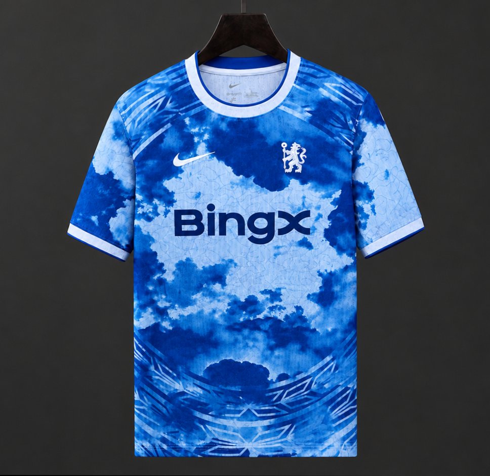 26/27 Chelsea Home Pre-Match Blue Jersey