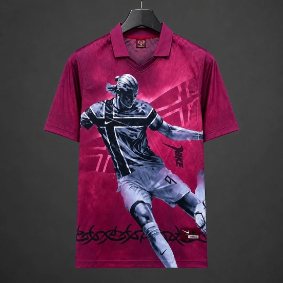 2026 Norway x Travis Scott Cactus Jack Total 90 Haaland  Maroon Jersey