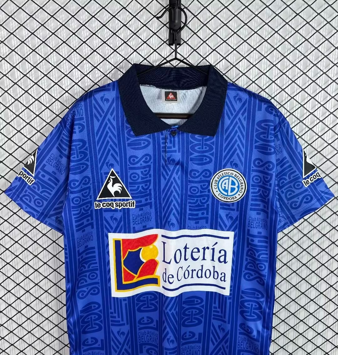 Retro 99/00 Belgrano Home Blue Jersey