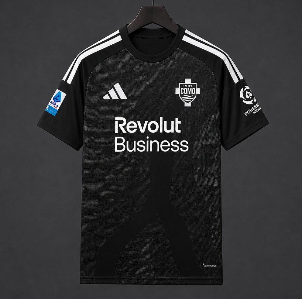 26/27 Como 1907 Third Black Jersey